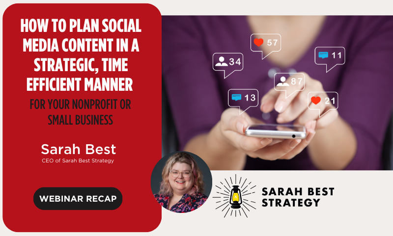 How to Plan Social Media in a Strategic, Time-Efficient Manner
